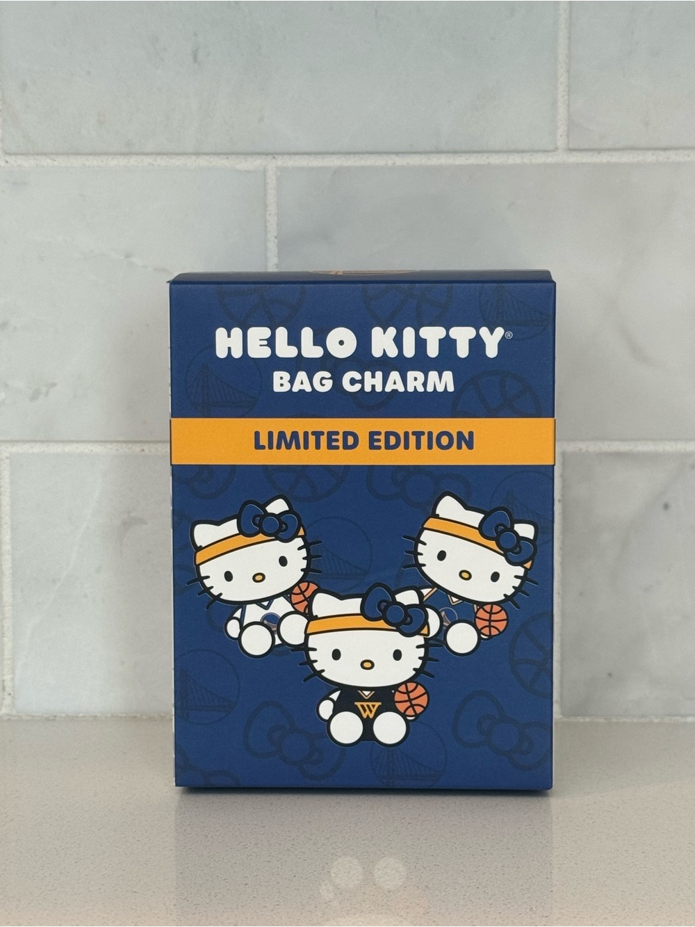 Blind Box, Sealed - Hello Kitty Golden State Warriors Limited Edition Bag Charm